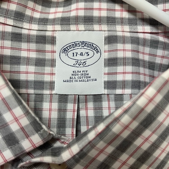 Brooks Brothers Dress Shirt | Slim Fit | 17 4/5 - Picture 2 of 2